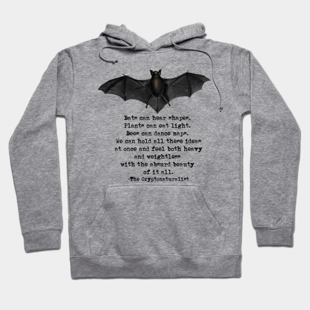 Bats Hoodie by Cryptonaturalist